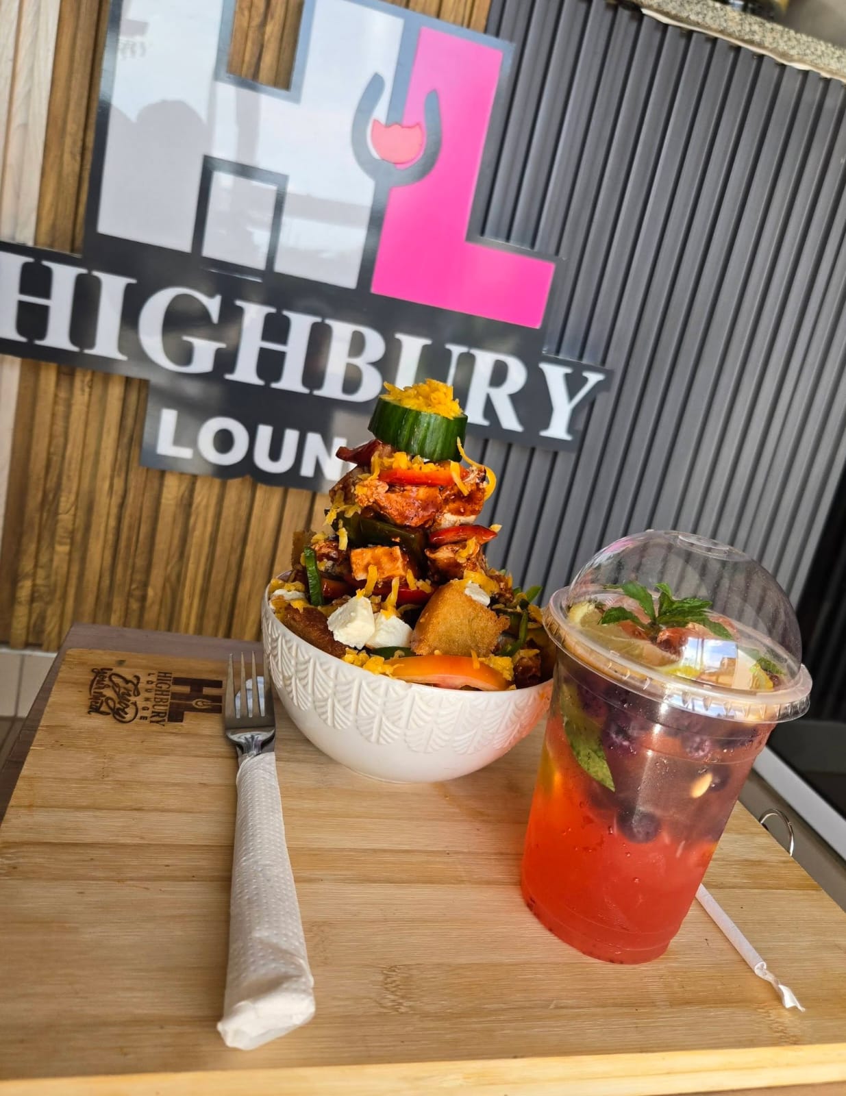 A Highbury Lounge plated meal